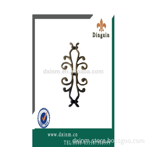 The beautiful cast iron for gates and steel fence design and ornamental iron stair parts